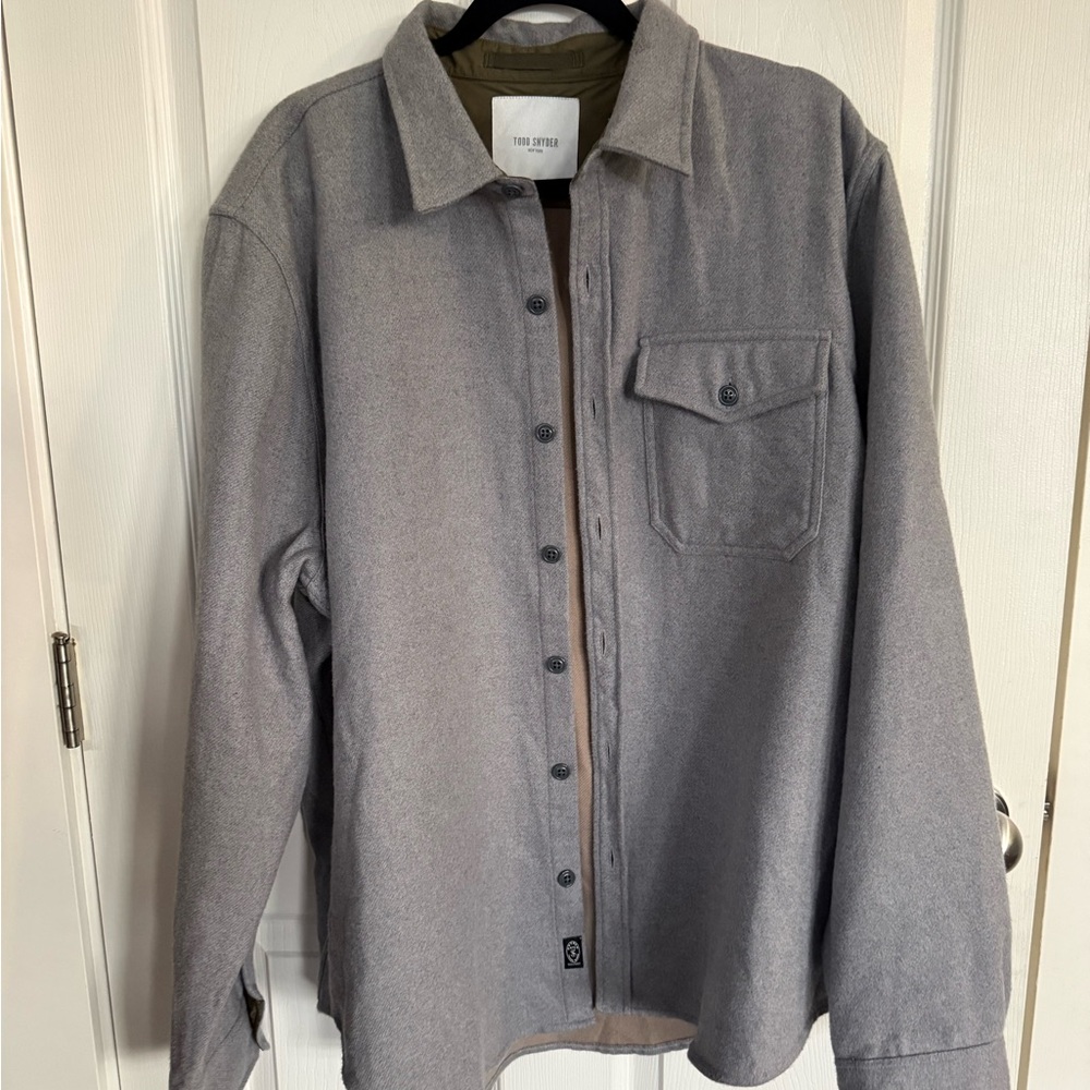 Todd Snyder Gray Shirt Jacket